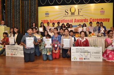 Bengaluru students at the SOF Award Function