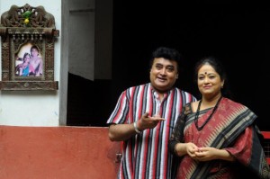 Bharatanatyam artists Kiran Subramanyam and Sandhya Kiran / Photo : Sudhakara Jain 