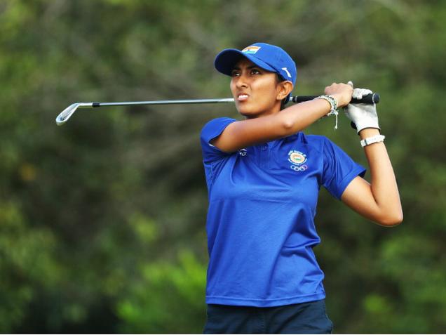 Aditi Ashok became the youngest and first Indian to win the Lalla Aicha Tour School and get a Ladies European Tour card for the 2016 season. — Photo: Getty Images