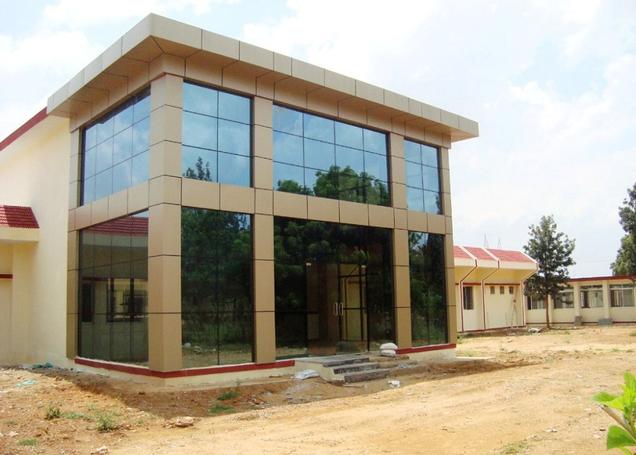 One of the buildings of the Mango Development Centre at Madikere Cross in Chintamani. 