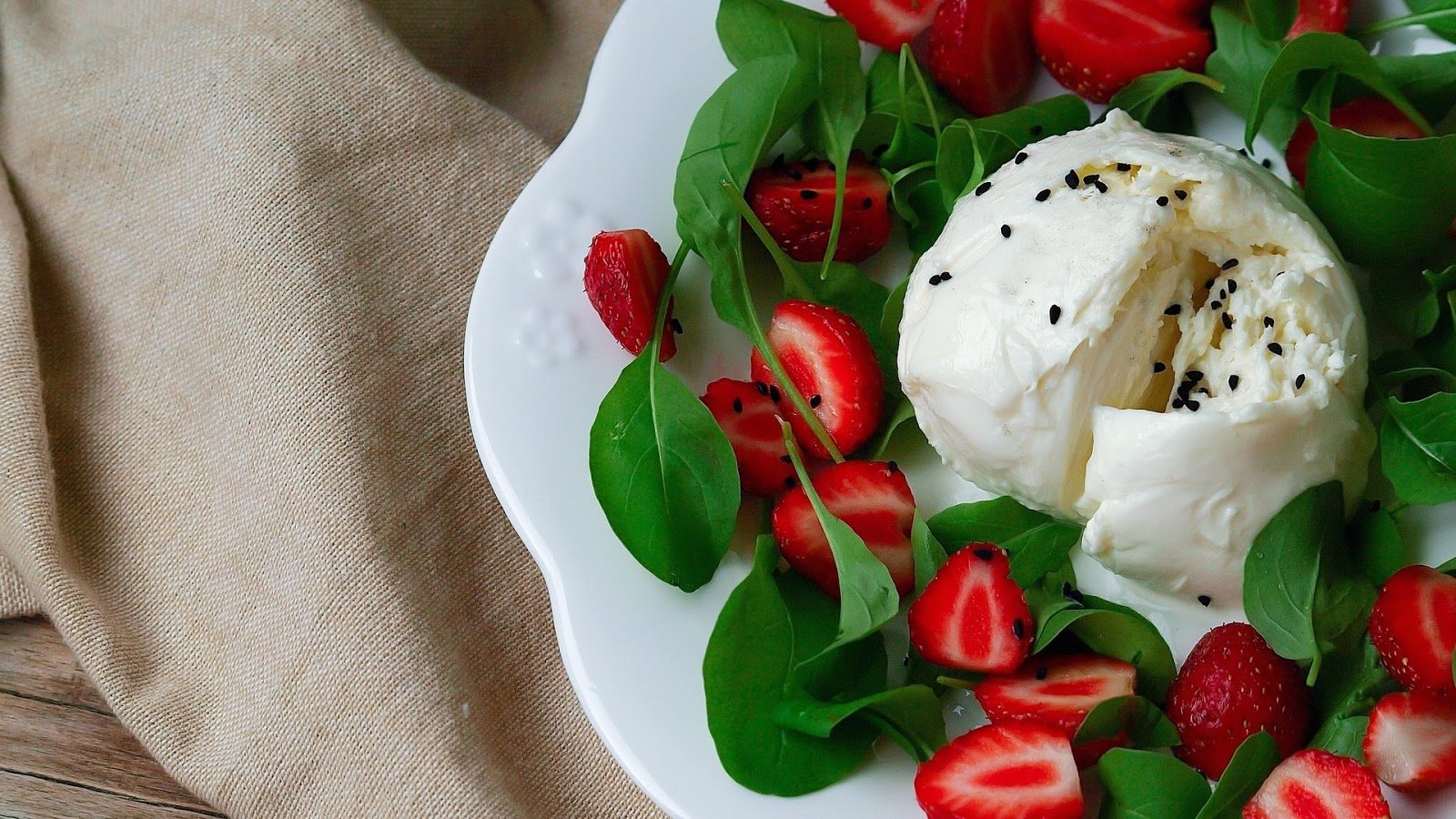 Burrata’s uniqueness lies in its soft buttery centre, made from fresh cream and shredded mozzarella. Photo credit: Vallombrosa Cheese/Facebook