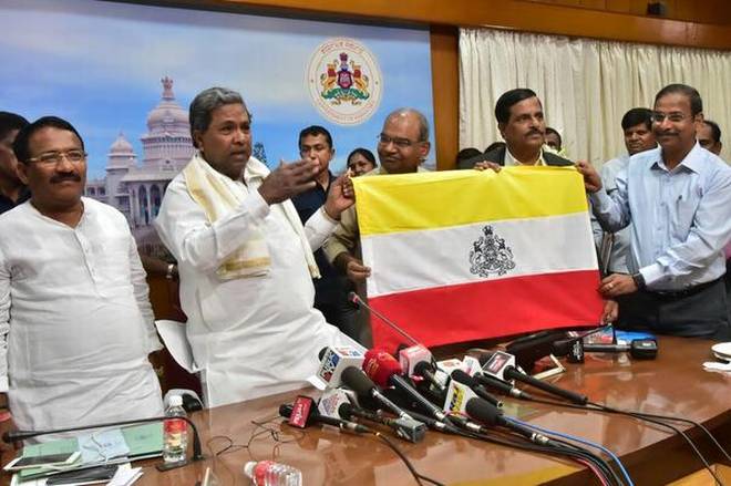 Karnataka government took a historic decision to have separate State flag on Thursday. | Photo Credit: Special Arrangement
