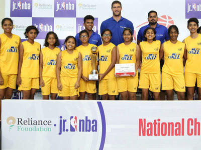 Bengaluru's girls basketball team, who will represent India at the Jr. NBA World Championship in Orlando, Florida in August